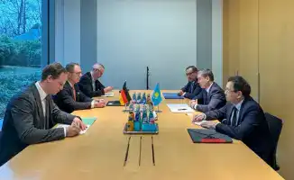 Ерсайын Нагаспаев на инвестиционном форуме во Франкфурте обсуждает с германскими бизнесменами индустриальную политику Казахстана и привлечение инвестиций