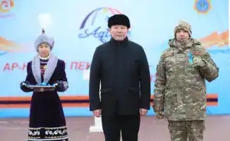 Передача ключей новой техники для департамента по чрезвычайным ситуациям в Актобе