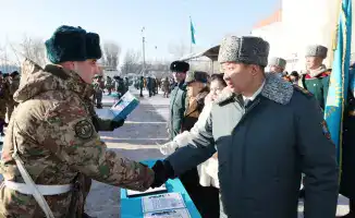 В Астане 170 гвардейцев принесли военную присягу, начиная новый этап службы