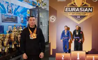 Золотая и серебряная нить успеха: полицейский Рустам Кузембаев блистает на кубке Азии по джиу-джитсу и грэплингу