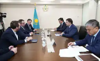 Аким Туркестанской области Нуралхан Кушеров провел встречу с представителями испанской компании "Aqualia" для обсуждения водоснабжения