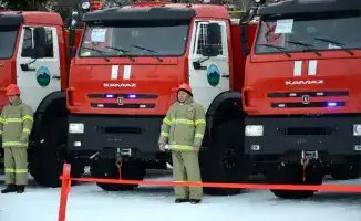 Кокшетауский национальный парк получил 17 новых пожарных автомашин