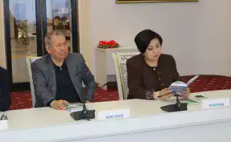 Презентация книг Амангельды Кеншиликулы в Национальной библиотеке Казахстана