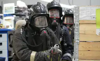 Пожарные МЧС провели масштабные учения по спасению людей в условиях повышенной пожарной опасности