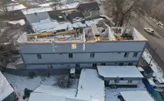 Снос третьего этажа жилого дома в Алматы по решению суда