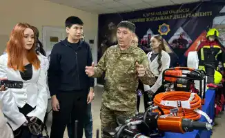 Участники «Азбуки правопорядка» узнали о работе спасателей в Карагандинской области