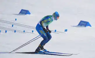 Скиатлон: Муратбеков и Башмаков на финише Олимпиады