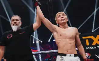 Казахстанский боец Кожахмет Имангали нокаутировал кыргызстанца Бакытбека Дуйшобая за 97 секунд на турнире Octagon