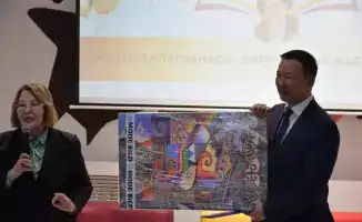 В Алматы прошли международные мероприятия в честь 180-летия поэта Жамбыла Жабаева и 50-летия библиотеки имени Жамбыла