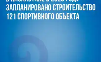 Спортивные храмы Казахстана: в 2026 году возведут 121 объект для массового спорта