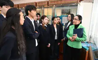 Экскурсия учащихся Канадской международной школы в Министерство иностранных дел РК