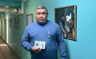 Награждение педагога за спасение детей при пожаре в ВКО