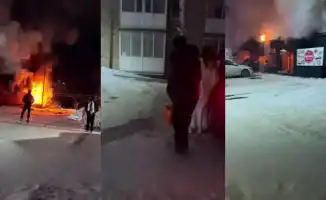 Снежный вихрь: взрыв в кафе 'Центр плова' в Щучинске обрушил на людей холодный ужас