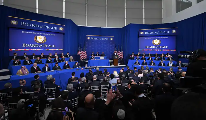 Токаев на инаугурационном заседании Совета мира