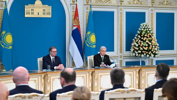 Токаев и Вучич: Условия для сербского бизнеса в Казахстане Павлодаре
