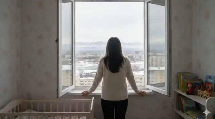 мать выбросила детей из окна