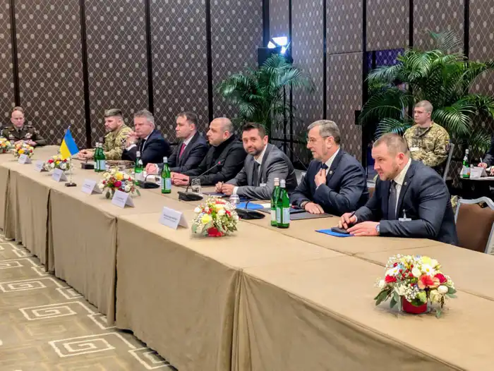 Фотография с переговоров