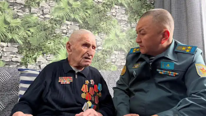 Вековой юбилей: Павлодар встречает ветерана войны Павлодаре