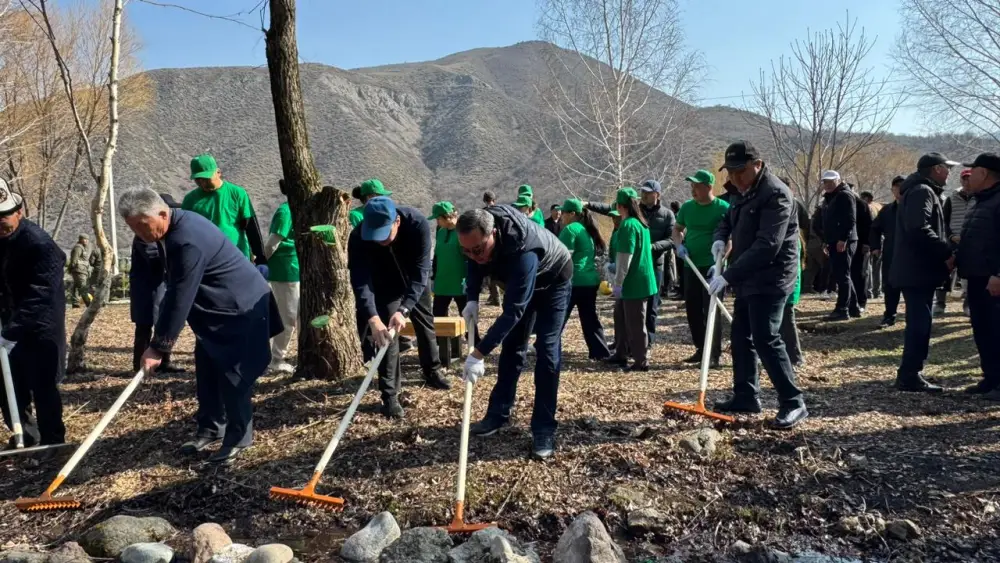 Экологическая акция по восстановлению родников в Алматинской области Павлодаре