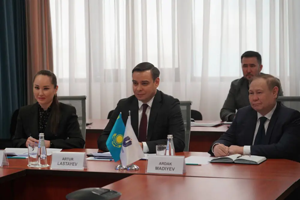 Встреча Артура Ластаева и Дугласа Вейка обсуждение референдума по Конституции Казахстана Павлодаре