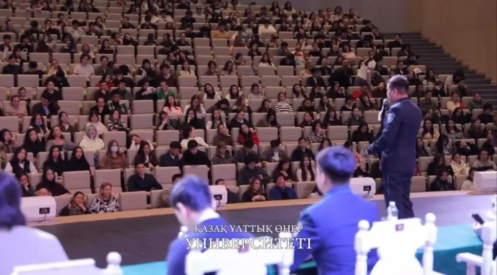 Профилактика правонарушений: последствия встречи с правоохранительными органами в Казахском национальном университете искусств Павлодаре