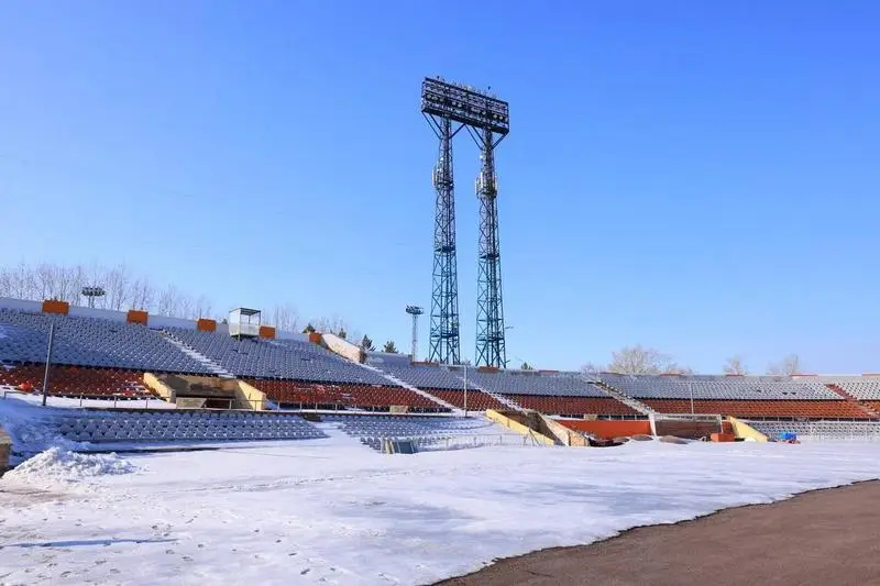 На стадионе «Шахтёр» тестируют систему подогрева поля (6)