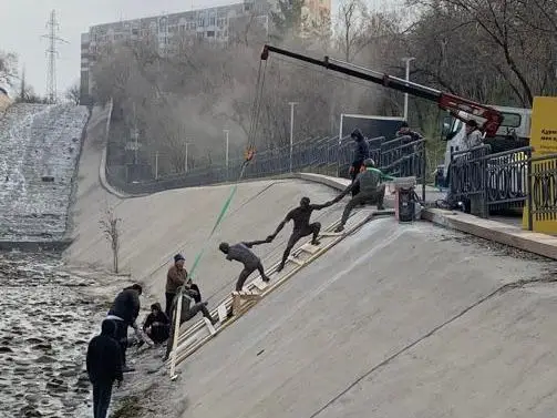 Интерактивный арт-объект на реке Үлкен Алматы: символ единства и стимул для общественной активности Павлодаре