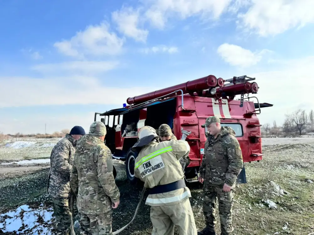 Добровольные пункты пожаротушения в Жамбылской области усиливают безопасность сельских населённых пунктов Павлодаре