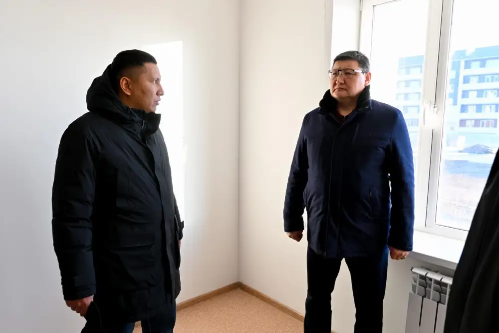 Аким области проверил участки, подверженные риску подтопления, в городе Аягоз (9)