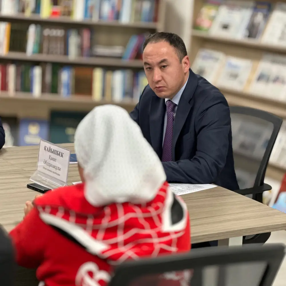 ЗАМЕСТИТЕЛЬ АКИМА ТУРКЕСТАНСКОЙ ОБЛАСТИ ПРОВЕЛ ЛИЧНЫЙ ПРИЕМ ГРАЖДАН Павлодаре