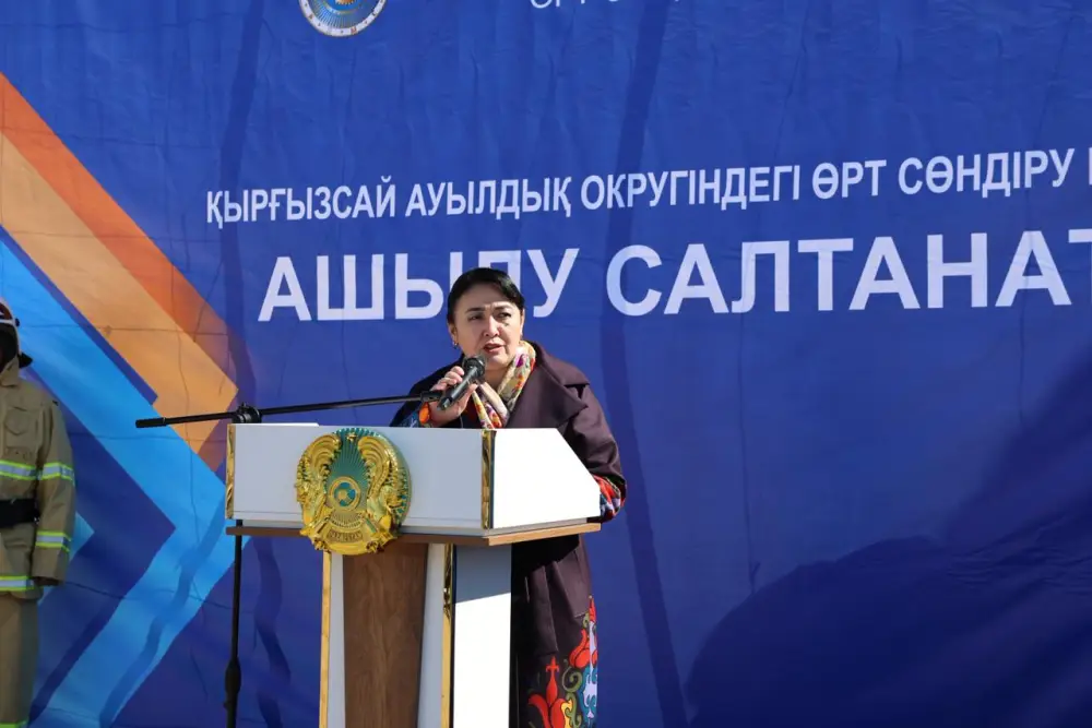 В селе Кыргызсай Уйгурского района открыт новый пожарный пост для обеспечения безопасности Павлодаре