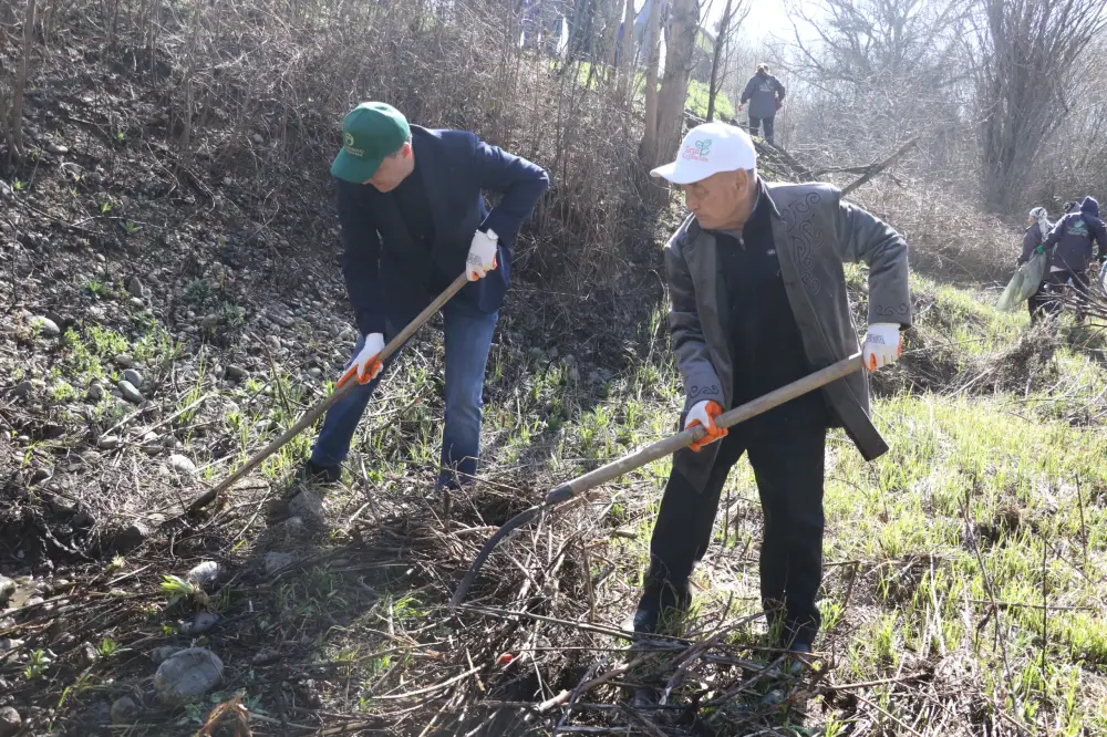 Очистка более 40 родников в Тюлькубасском районе: вклад в устойчивое развитие экосистемы региона Павлодаре