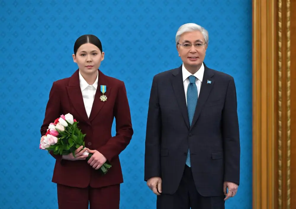 Кристина Шумекова награждена орденом «Парасат» Павлодаре