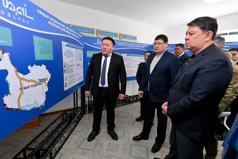 Вице-премьер Канат Бозумбаев ознакомился с ходом противопаводковых мероприятий в области Абай (5)