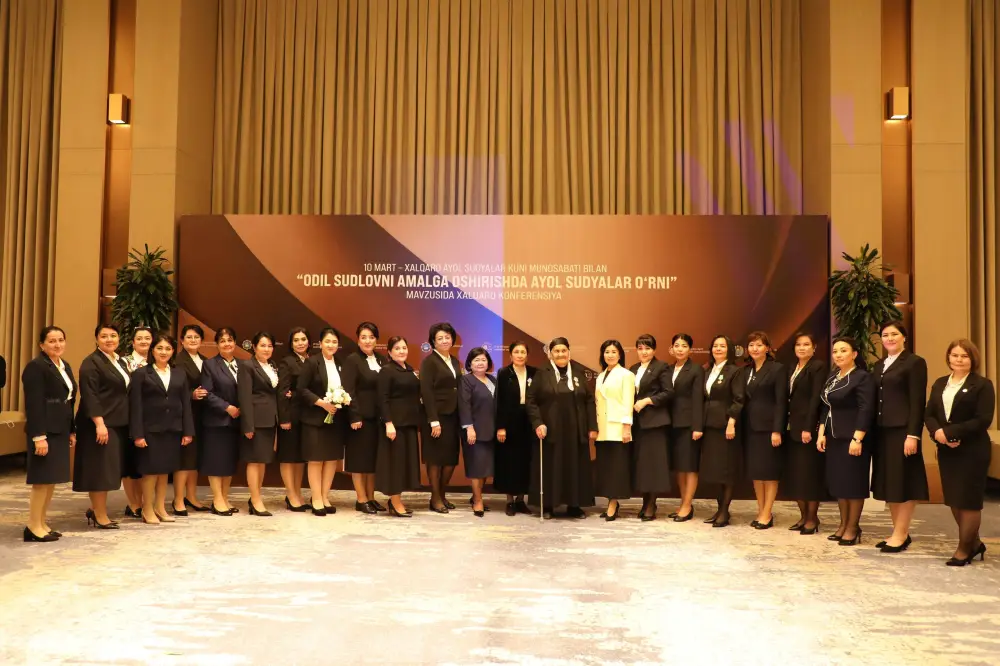 Член Высшего Судебного Совета Салтанат Жунуспекова приняла участие в Международной конференции «Роль женщин-судей в осуществлении правосудия», состоявшейся в городе Ташкент (8)