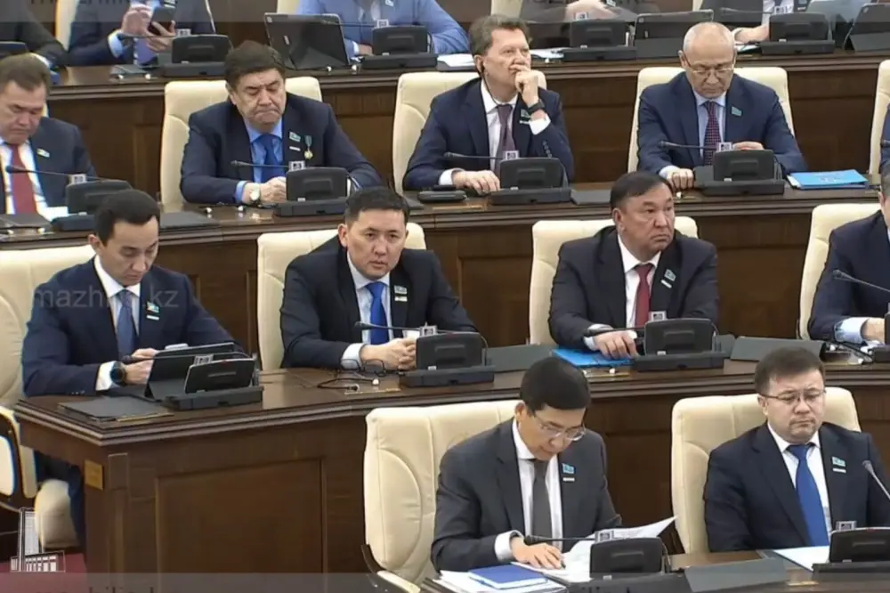 Ерлан Сарсембаев участвует в пленарном заседании Мажилиса, обсуждая законы о защите прав несовершеннолетних Павлодаре
