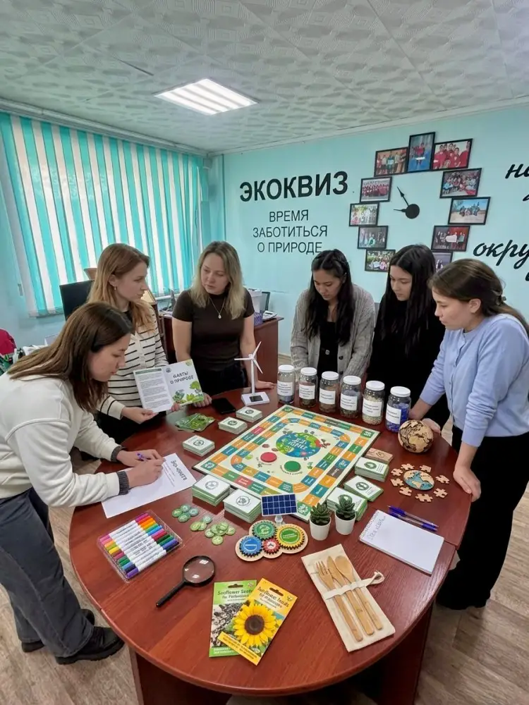 Карабалык: молодежь познает экологию на квизе Павлодаре