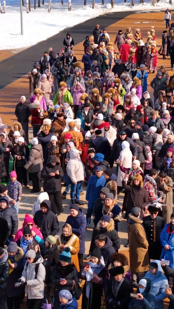 Көрісу: весенний обряд в столичном парке Павлодаре