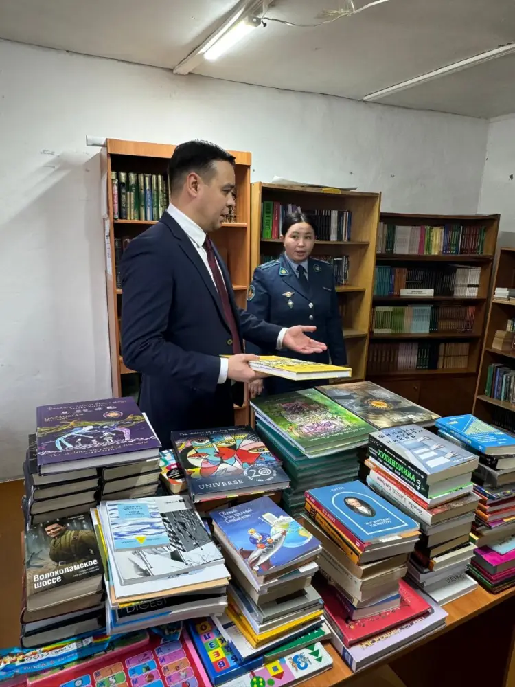 Пополнение библиотек в женских исправительных учреждениях и колониях для несовершеннолетних Павлодаре