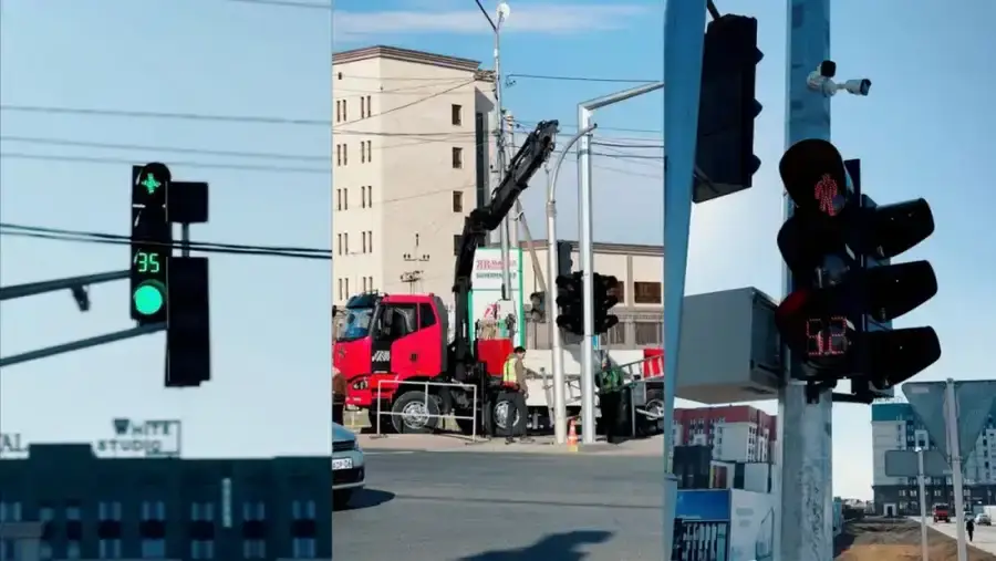 Атырау: светофоры с мозгами управляют движением! Павлодаре