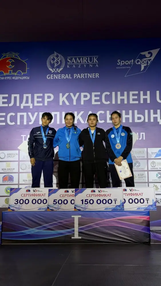 Алматинские спортсменки завоевали 11 медалей на чемпионате Казахстана по женской борьбе в Таразе Павлодаре