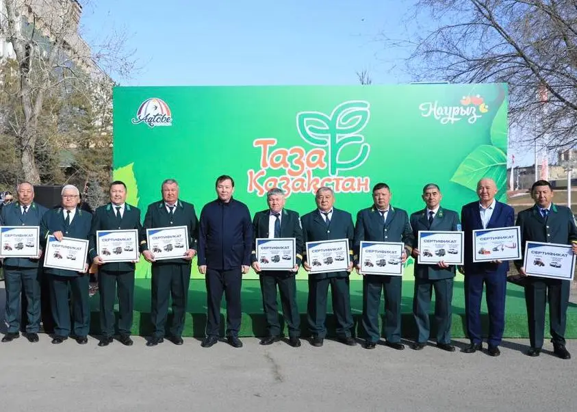 Лесным хозяйствам Актюбинской области передана новая техника (5)