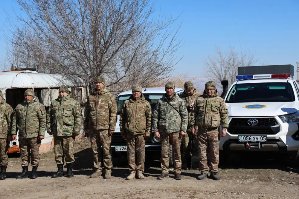 В селе Кыргызсай Уйгурского района введен в эксплуатацию пожарный пост (2)