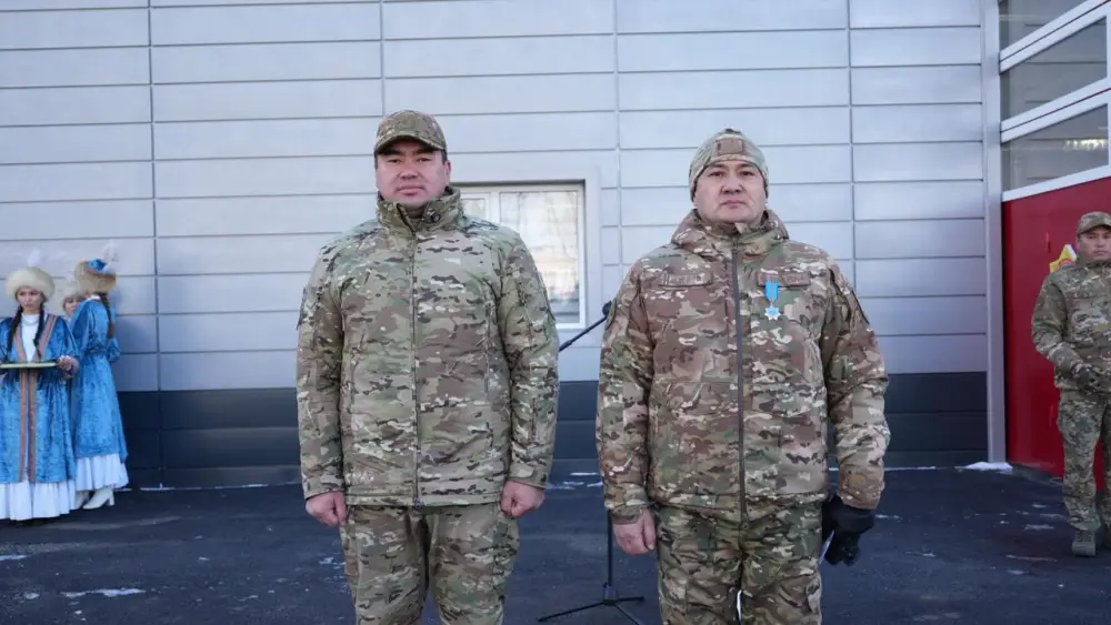 В селе Сарыозек начала работу современная пожарная часть (8)