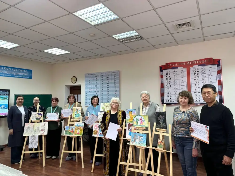 «Красивые краски весны»: в Астане прошел творческий конкурс для пенсионеров (7)