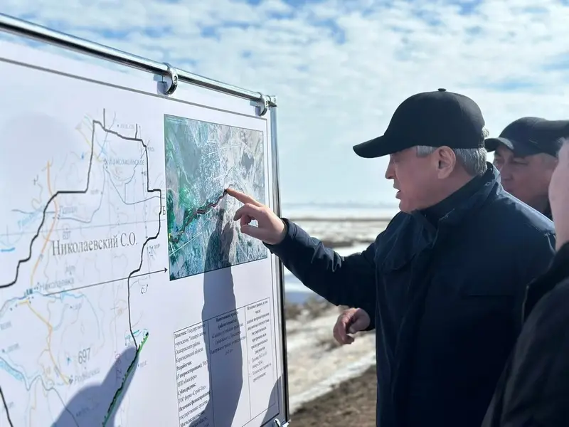 К жителям Карагандинской области обратились из-за резкого таяния снега (6)