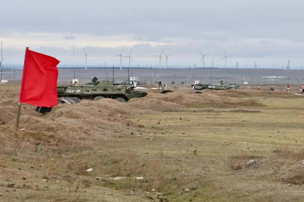 В Конаевском гарнизоне прошло ротное тактическое учение Павлодаре