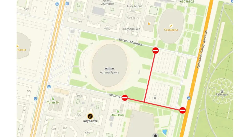 Наурыз мейрамы в Астане: ограничения движения у «Астана Арены» во время праздничных мероприятий Павлодаре