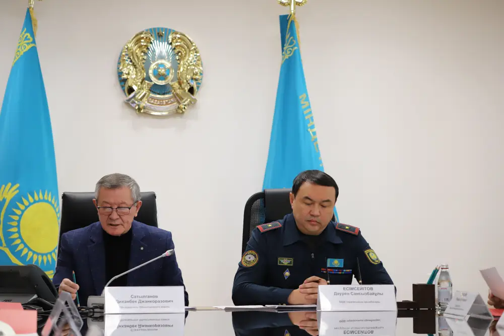 Заседание Общественного совета по вопросам деятельности органов гражданской защиты Павлодаре