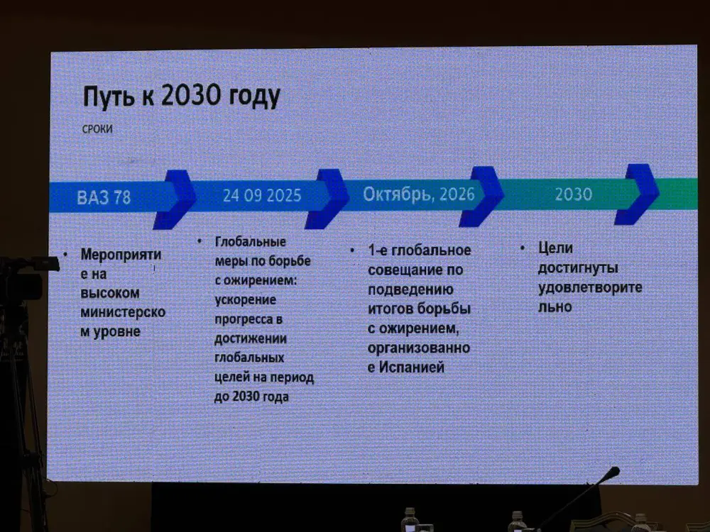 КАЗАХСТАН И ВОЗ ОБЪЕДИНЯЮТ УСИЛИЯ ДЛЯ БОРЬБЫ С ЭПИДЕМИЕЙ ОЖИРЕНИЯ (2)